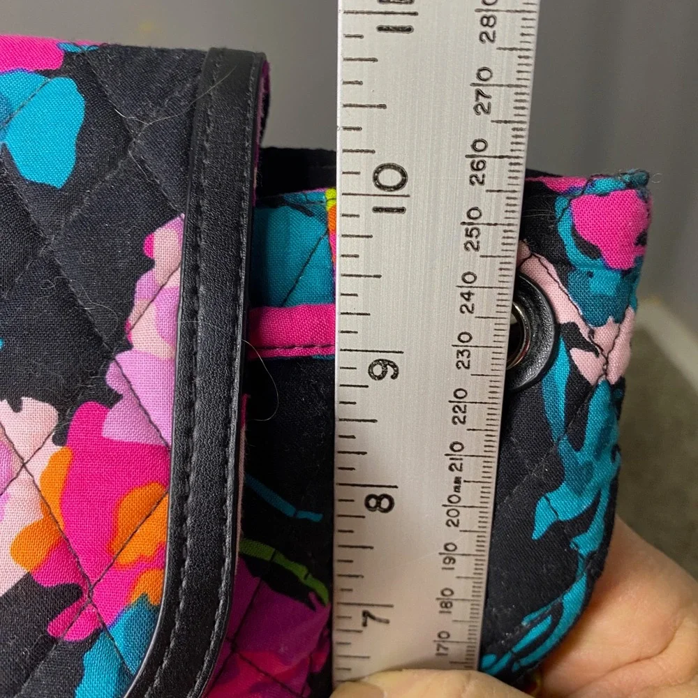 Vera Bradley Hilo Meadow Quilted Floral Fashion Backpack Drawstring Flap‎